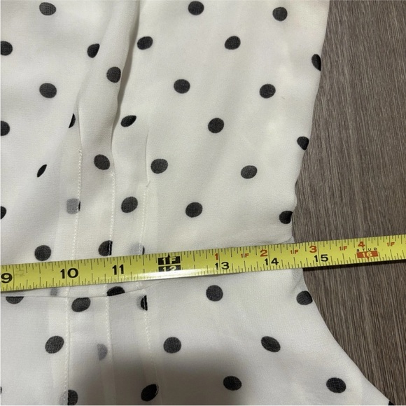 Wilfred White And Black Polka Dot Top - Picture 9 of 10